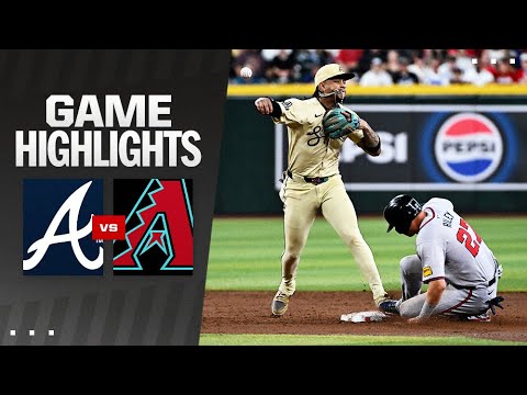 Braves vs. D-backs Game Highlights (7/9/24) | MLB Highlights