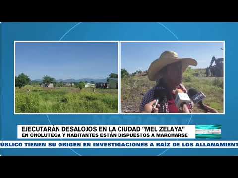 Con tractores y antimotines, ejecutan desalojo en “Ciudad Mel Zelaya”, en Choluteca