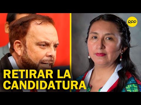 Gonzalo Alegría: Ruth Luque considera que Juntos por el Perú debería retirar la candidatura