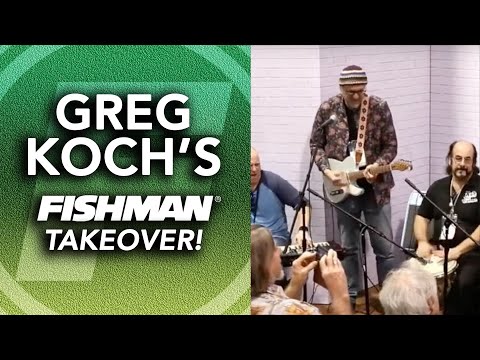 Greg Koch's Fishman Takeover! From the Archive - NAMM 2019 with Jeff Pevar and Reggie Hamilton