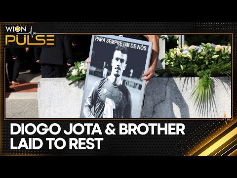 Diogo Jota and Andre Silva's Coffins Are Carried From the Chapel at Funeral in Portugal | WION Pulse