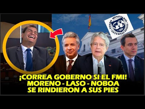 ¡CORREA NO NECESITO GOBERNAR CON EL FMI! MORENO - LASSO- NOBOA SE RINDIERON A SUS PIES!