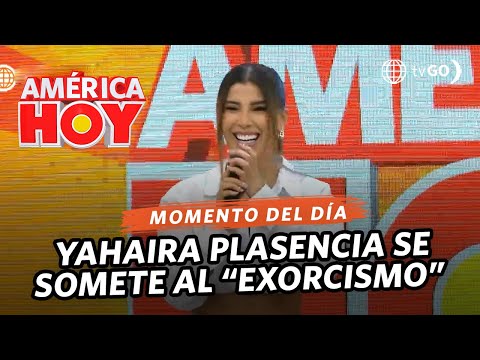 América Hoy: Yahaira Plasencia se somete al Exorcismo de América Hoy (HOY)