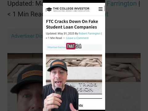The College Investor | FTC Is Going After Student Loan Scams! Here’s what to watch out for!