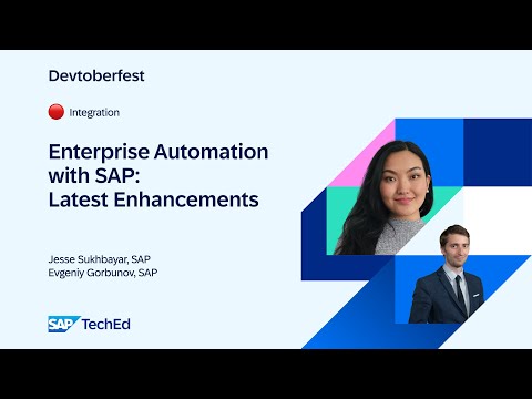 ? Enterprise Automation with SAP: Latest Enhancements