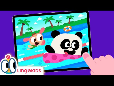 RACE in the POOL 🏊‍♀️🌟 | Sports Games for Kids | Lingokids