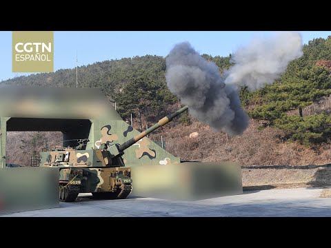 El ejército surcoreano realiza ejercicios con fuego real en su costa oeste