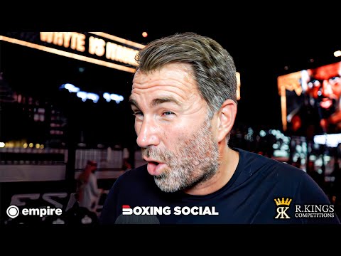 “END OF THE ROAD” EDDIE HEARN GUTTED REACTION TO MOSES ITAUMA’S SENSATIONAL KO OVER DILLIAN WHYTE