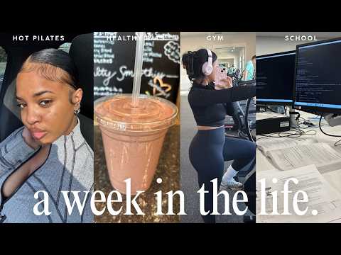 weekly vlog: OPERATION BODY TEA + trying chipotle + hot pilates + new jewelry + zay's bday!