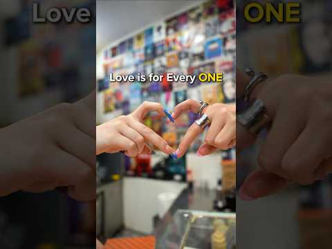 ONE love, TWO hands, INFINITE hearts 💛 Because Love is for EveryONE! #LoveIsForEveryONE #OneSalonica
