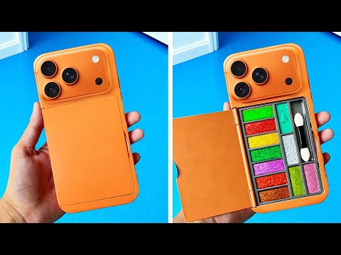 💄 最高のDIYアクセサリー ♥️ メイクと楽しいクラフトをこっそり仕込む方法！🌟