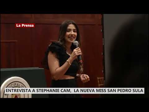 Entrevista a Stephanie Cam,  la nueva Miss San Pedro Sula