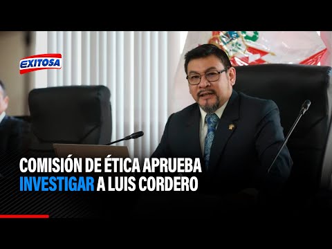 Comisión de Ética procede con la denuncia e investigación a Luis Cordero