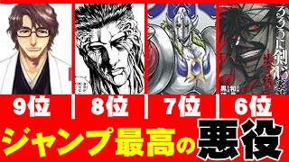 【切り抜き】 ジャンプ 歴代最高の 悪役 ランキング【漫画家 クリムゾンが選ぶ】
