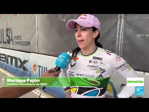 Mariana Pajón se destaca en la Copa Mundo de BMX en Tulsa