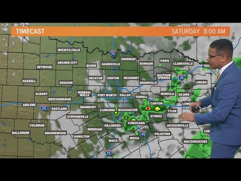 DFW weather: Rain chances and timeline this weekend