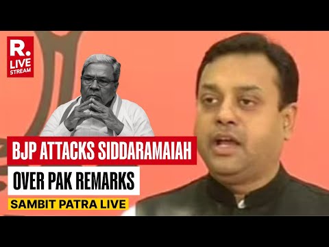 BJP's Sambit Patra Live: Sambit Patra Attacks Siddaramaiah Over PAK & Pahalgam Terror Attack Remarks