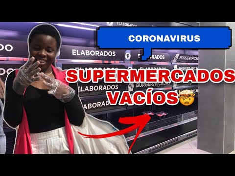 Así viven AFRICANOS en CUARENTENA en ESPAÑA por CORONAVIRUS || SUPERMERCADOS VACÍOS en ESPAÑA