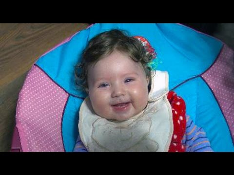 Cute Baby Laughs Hysterically At Belching - Baby Lile