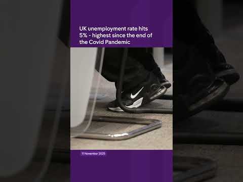 UK unemployment rate hits 5% - highest since the end of the Covid Pandemic