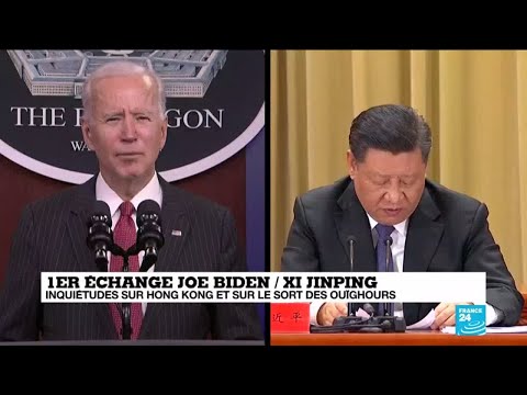 Joe Biden échange avec Xi Jinping, évoque Hong Kong et les Ouïghours