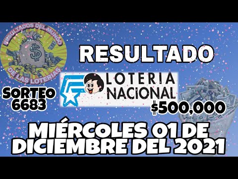 RESULTADO LOTERÍA NACIONAL SORTEO #6683 DEL MIÉRCOLES 01 DE DICIEMBRE DEL 2021 /LOTERÍA DE ECUADOR/