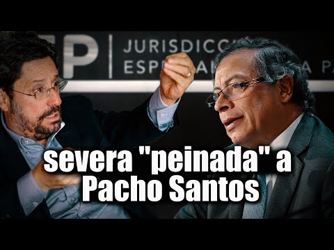 Presidente Gustavo Petro propinó una severa peinada a Pacho Santos