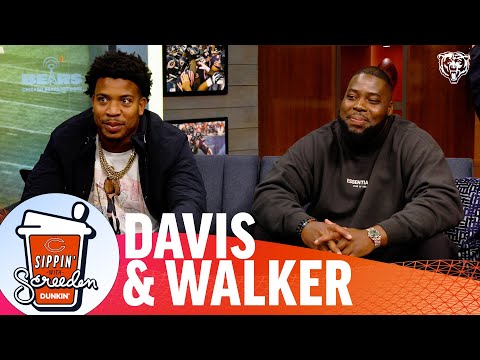 Walker & Davis ready to continue their practice competition | Sippin' with Screeden | Chicago Bears video clip