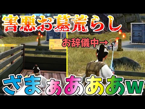 【神回】ゲームでもお墓狩りだけは絶対にやらないで下さい　#NE夏祭り2022【荒野行動】