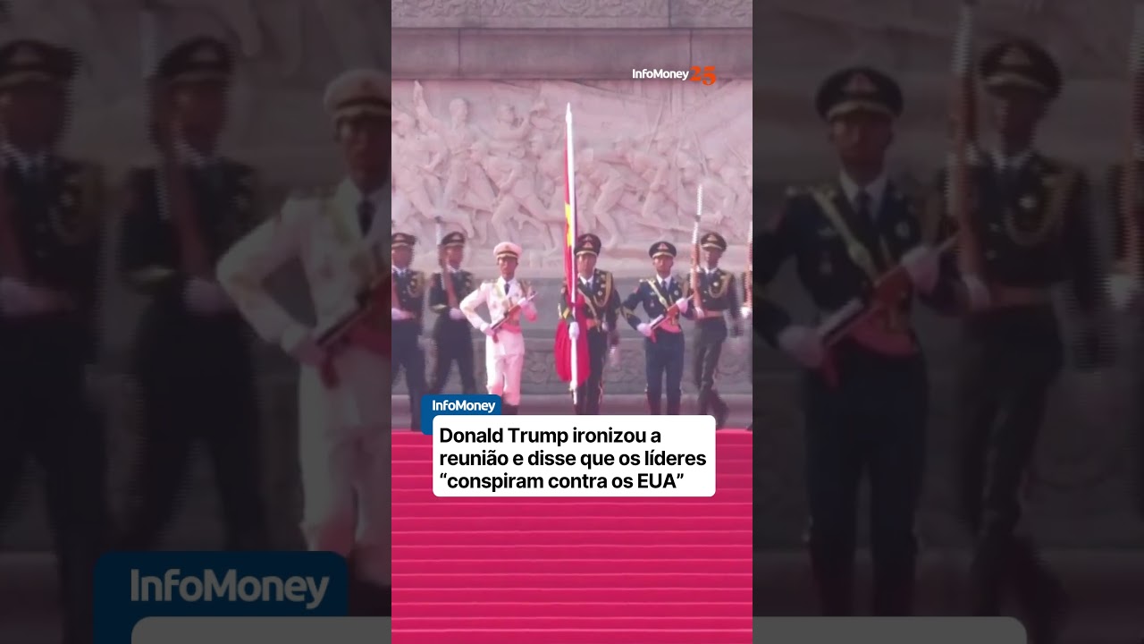 Xi Jinping faz desfile militar com Putin; Trump chama de “conspiração”