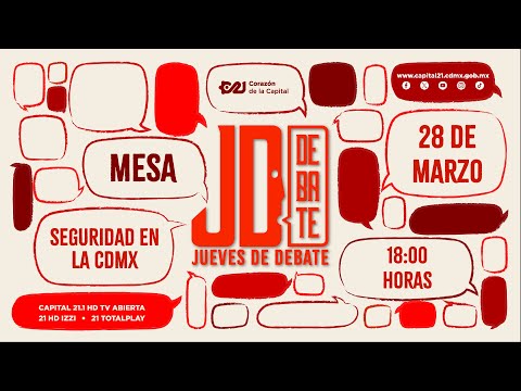 Seguridad en la CDMX | Jueves de debate