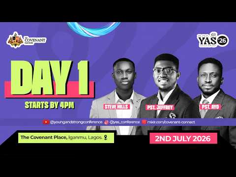 YAS DAY 1 – SALT & LIGHT – EVENING SESSION JULY 2ND, 2026