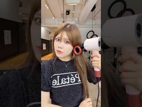 【セルフブロー】dyson新色ドライヤーが可愛すぎる♡長時短ツールで朝の強い味方に♪ #album #albumhair #ヘアスタイリング #ダイソンドライヤー  #dyson #時短スタイリング