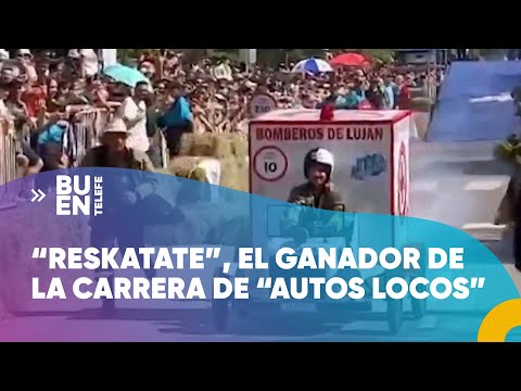 Los BOMBEROS VOLUNTARIOS de LUJÁN CAMPEONES de la CARRERA de AUTOS LOCOS #BuenTelefe