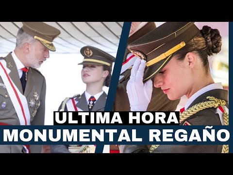 MONUMENTAL REGAN?O del REY FELIPE VI a la PRINCESA LEONOR EN PLENO ACTO REAL ¡U?LTIMA HORA!