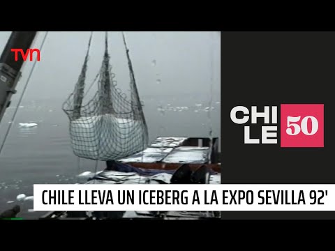 Chile lleva un iceberg a la exposición de Sevilla