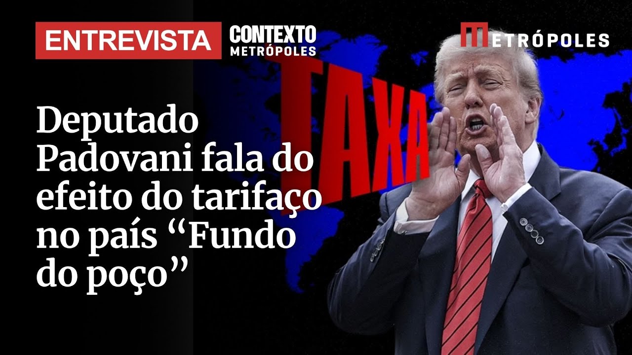 Deputado Padovani fala do efeito do tarifaço no país Fundo do poço