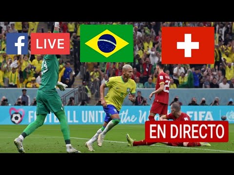 Brasil vs. Suiza en vivo, partido en vivo Brasil vs. Suiza en vivo gratis Mundial Qatar 2022