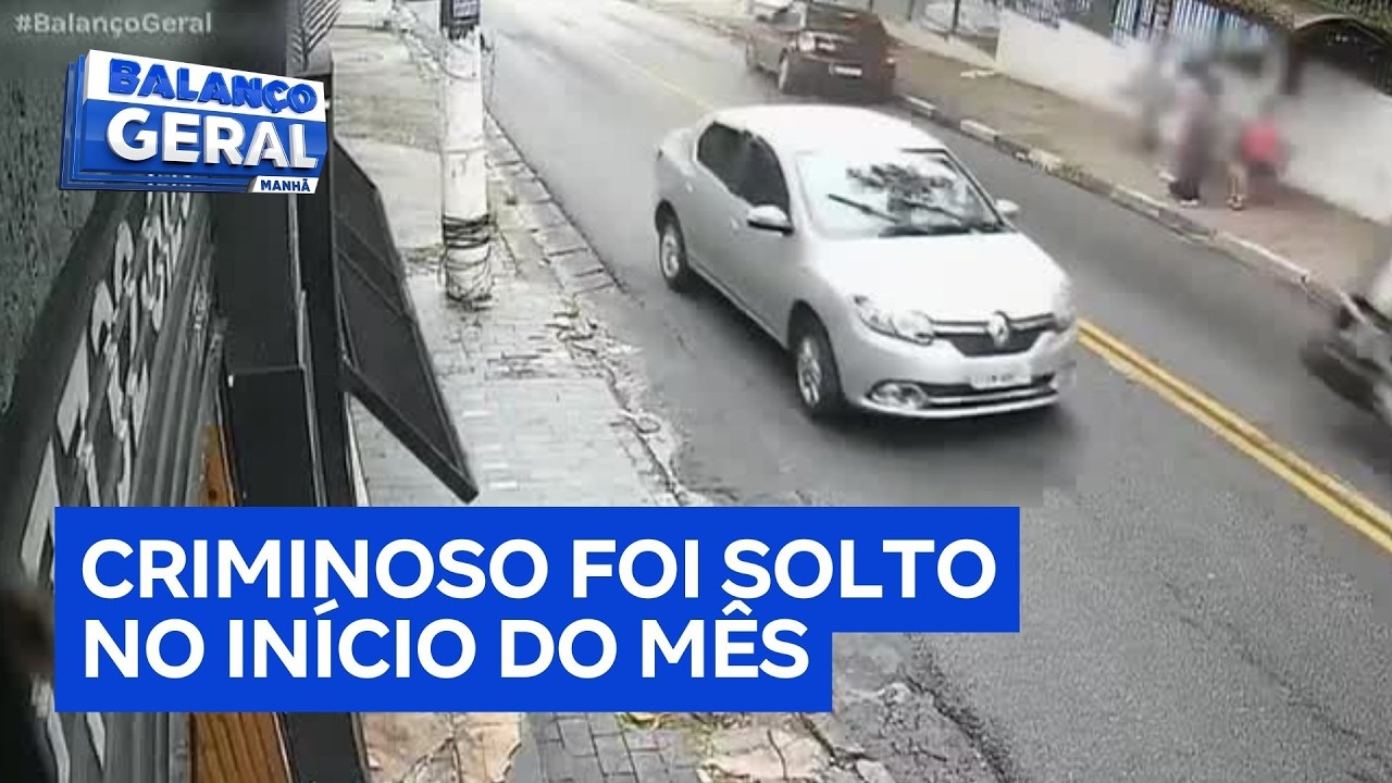 Bandido em fuga bate carro roubado em vários veículos na Grande São Paulo