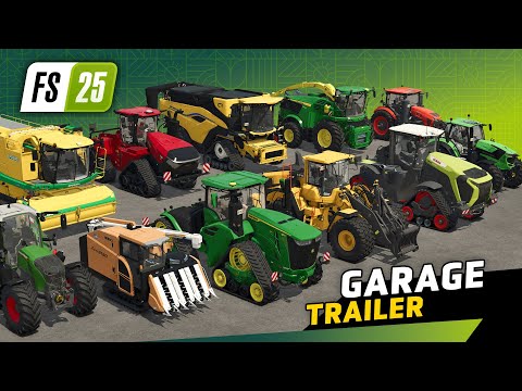 🚜 Machines of Farming Simulator 25 - GARAGE TRAILER