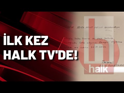 İLK KEZ HALK TV'DE! İşte Fakıbaba'nın istifa dilekçesi