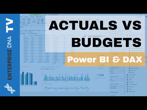 Actuals vs Budgets - Comparison Insights w/Power BI