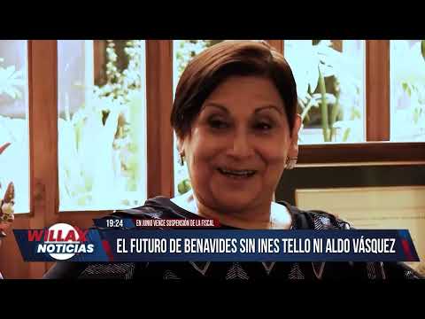 Willax Noticias Edición Central - ABR 26 - 2/3 - EL FUTURO DE BENAVIDES SIN INES TELLO NI VÁSQUEZ