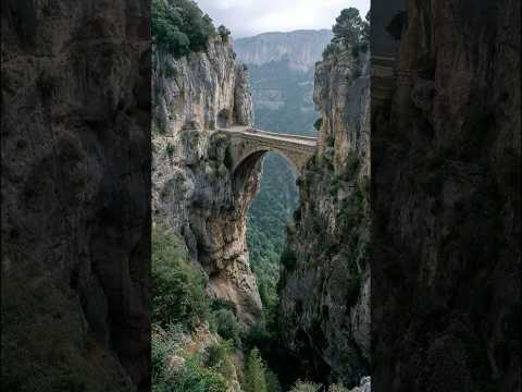 A Stone Bridge Was Found Spanning Two Cliffs With No Support Below