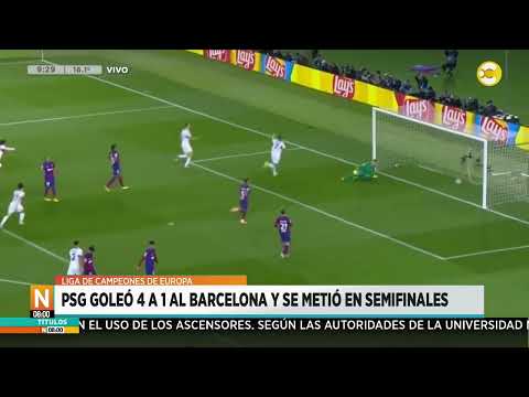 Champions: el PSG goleó 4 a 1 al Barcelona y se metió en semifinales ?N8:00? 17-04-24