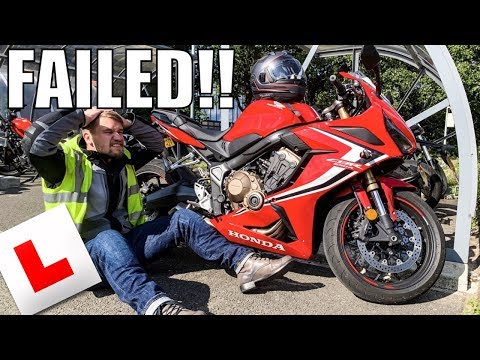 HOW I FAILED MY MOTORBIKE TEST!!