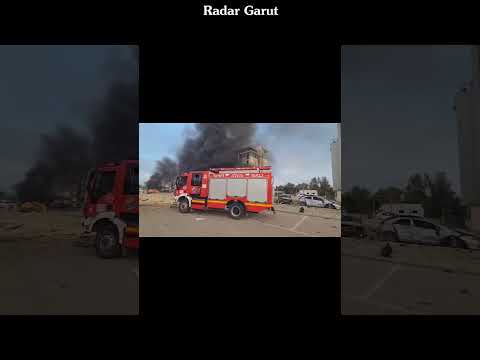 Kebakaran Terjadi Didekat Kantor Microsoft di Beer Sheva Israel Setelah Serangan Rudal Iran