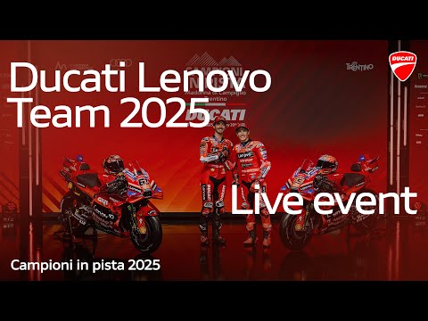 LIVE ITA Campioni in Pista 2025 | Ducati Lenovo Team MotoGP unveil from Madonna di Campiglio