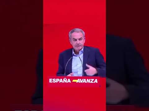 Zapatero alza voz al decir que con Sánchez se aprobó una ley de amnistía