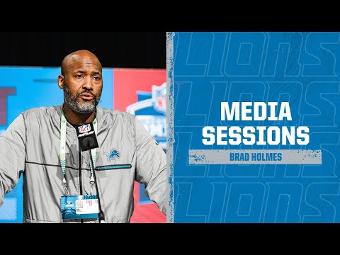 Brad Holmes Media Availability at the NFL Combine video clip